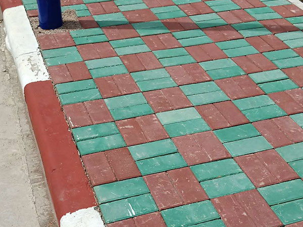 荷兰砖铺设效果图